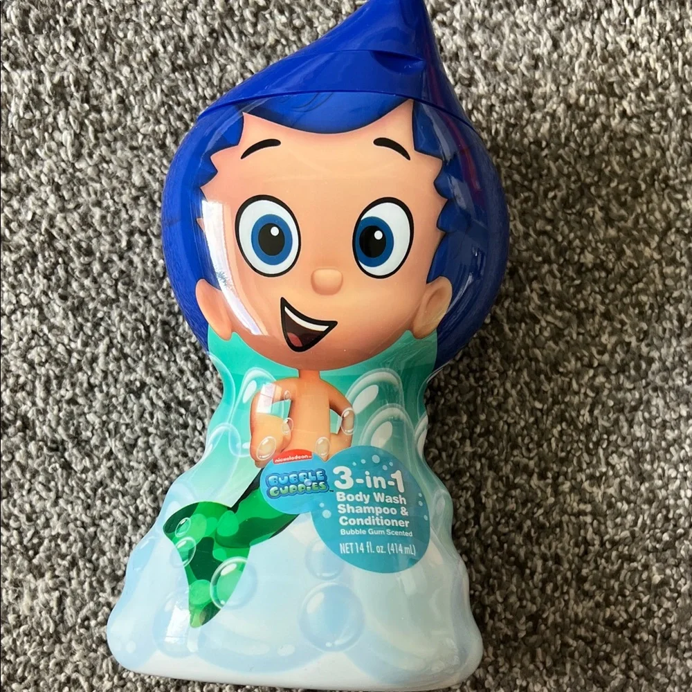 BNWT Nickelodeon Bubble Guppies character 3-in-1 Body Wash/Shampoo/Conditioner!